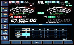 AGC setting screen
